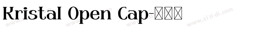 Kristal Open Cap字体转换